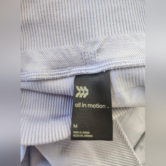 ALL IN MOTION by TARGET Women's Seamless High-Rise purple Leggings, size M - Picture 5 of 5